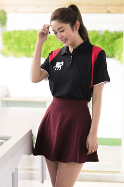 學院風短袖POLO衫(男衣/女衣 團體服飾)